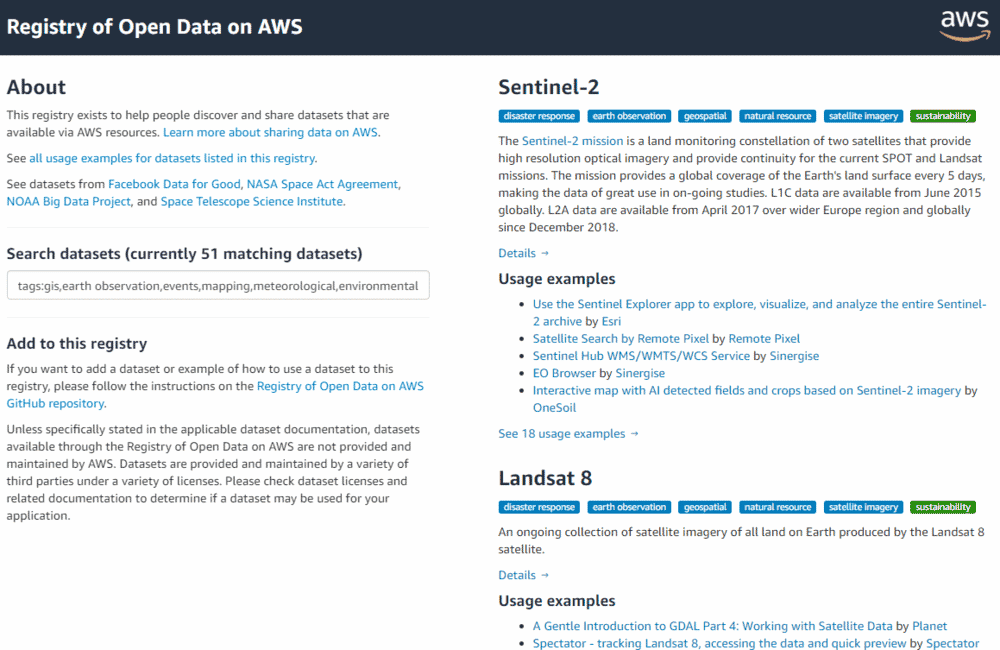 Free Sources of Satellite Data