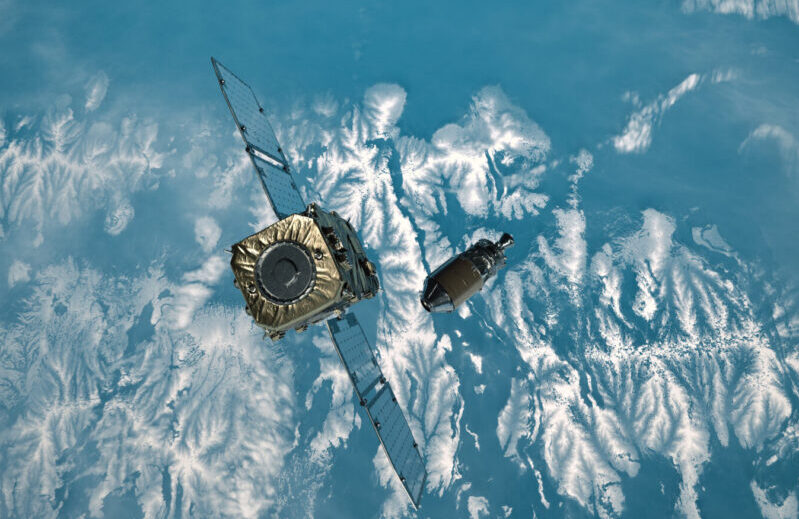 Before snagging a chunk of space junk, Astroscale must first catch up to one