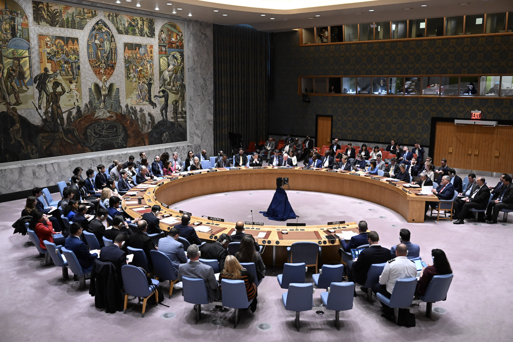 Russia stands alone in vetoing UN resolution on nuclear weapons in space