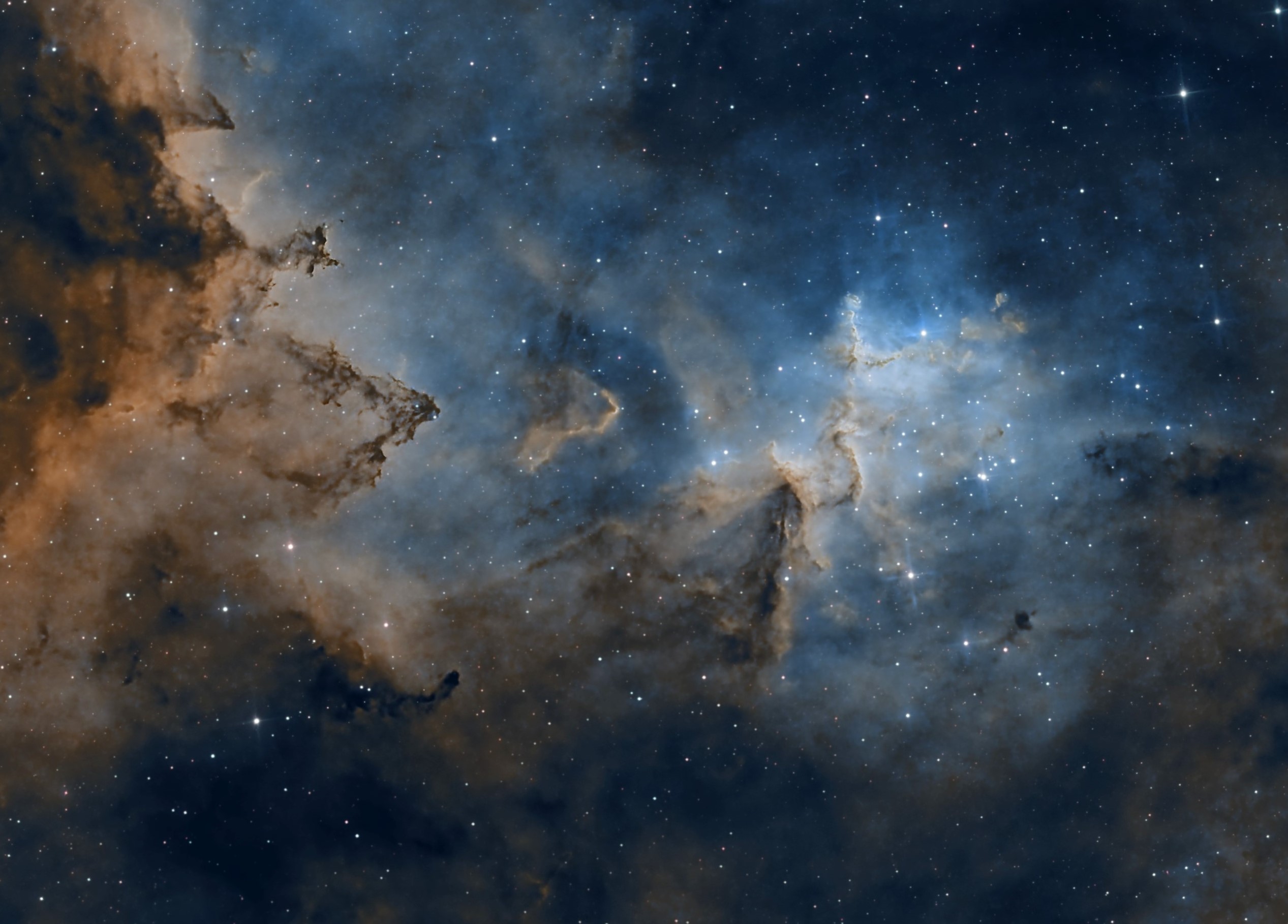 Daily Telescope: Traveling into the heart of the Heart Nebula