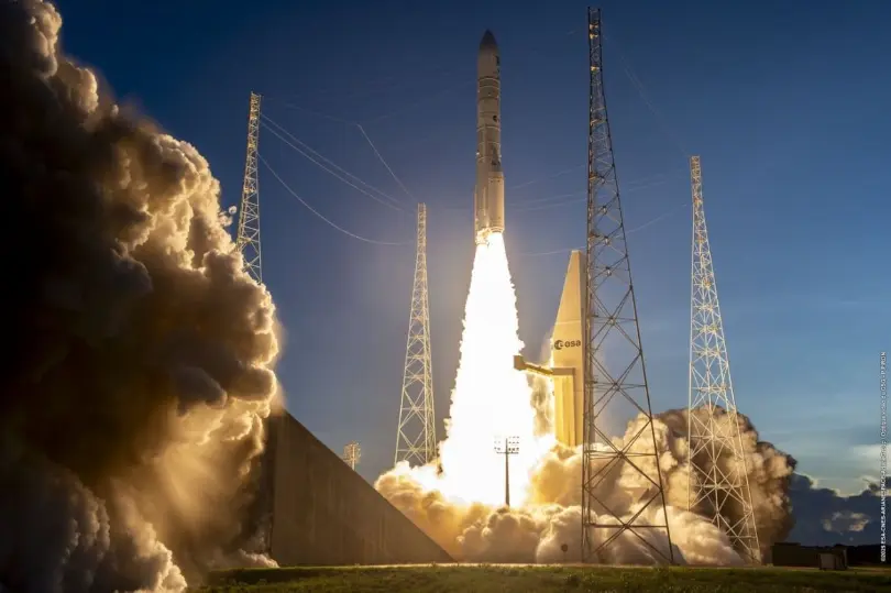 Ariane 6 launches the Sentinel-1D Earth observation satellite