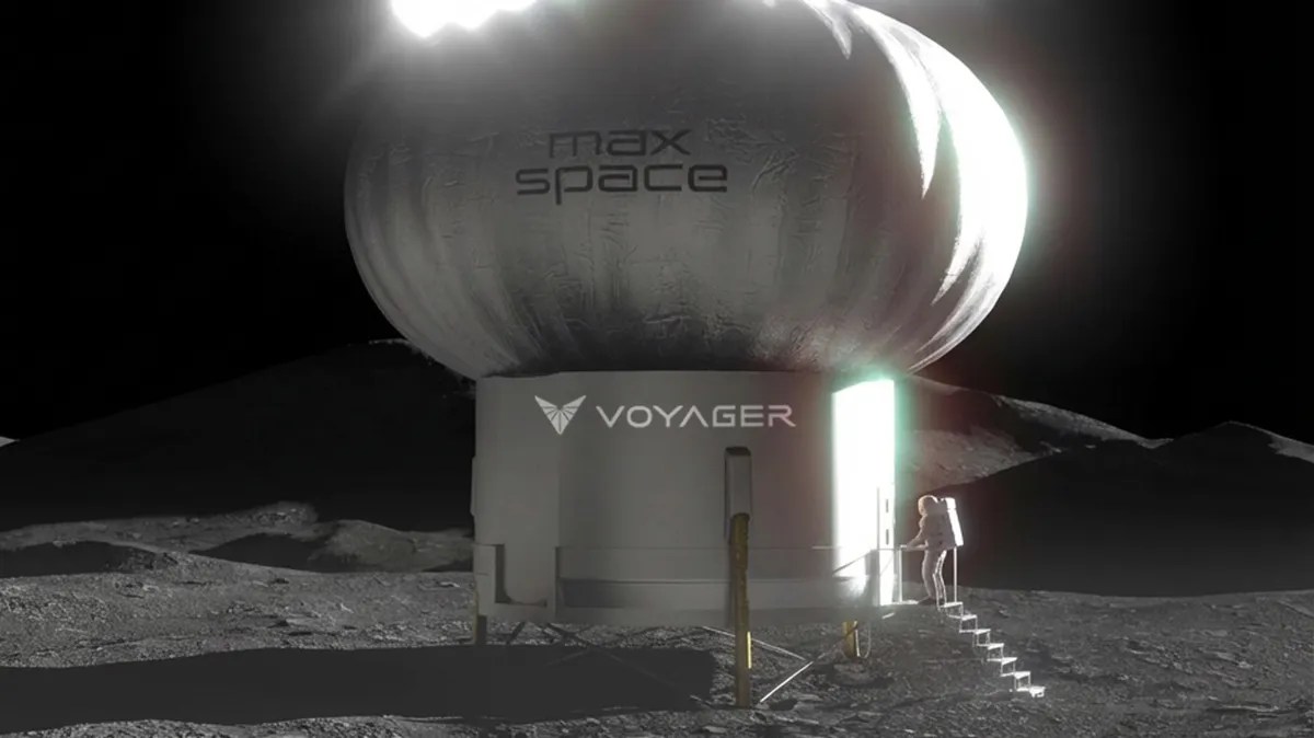 Voyager Technologies Invests in Max Space to Develop Expandable Lunar Habitats