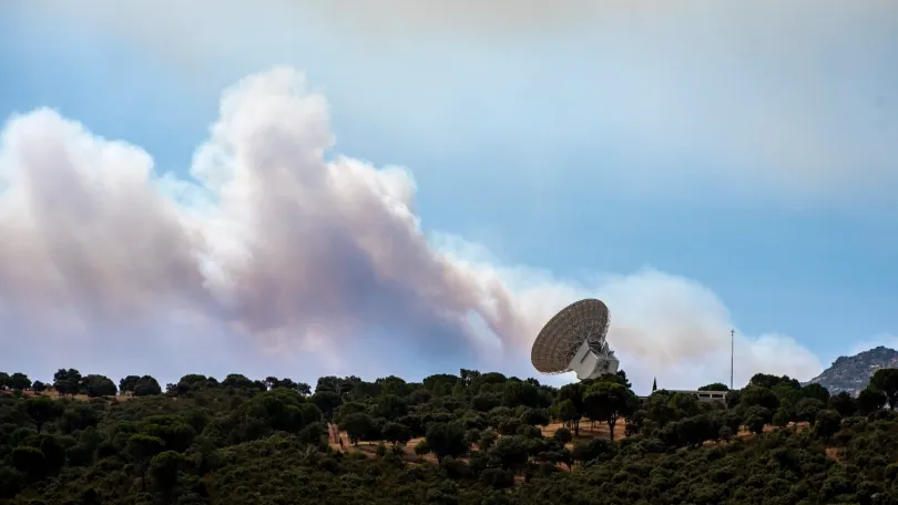 Wildfire forces evacuation of NASA’s Deep Space Network complex in Spain