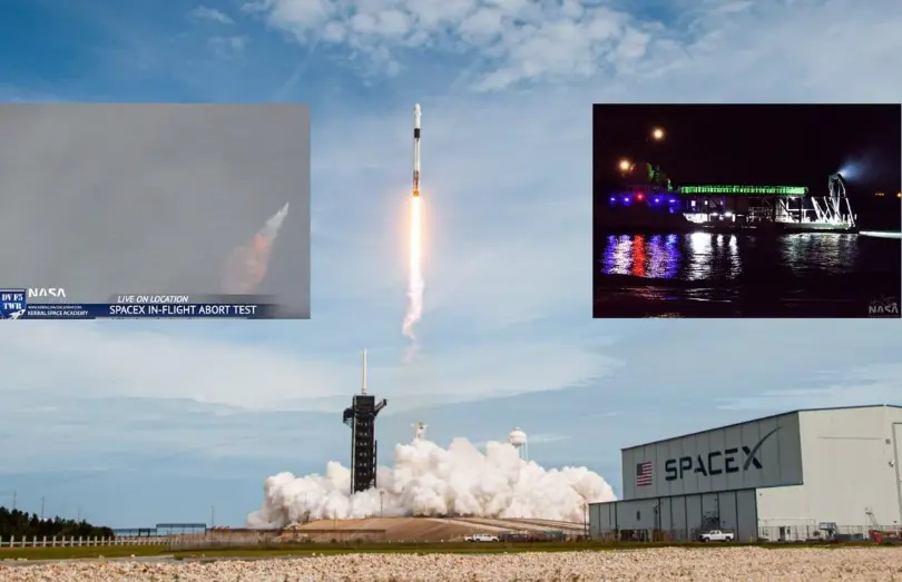 SpaceX conducts successful Crew Dragon In-Flight Abort Test
