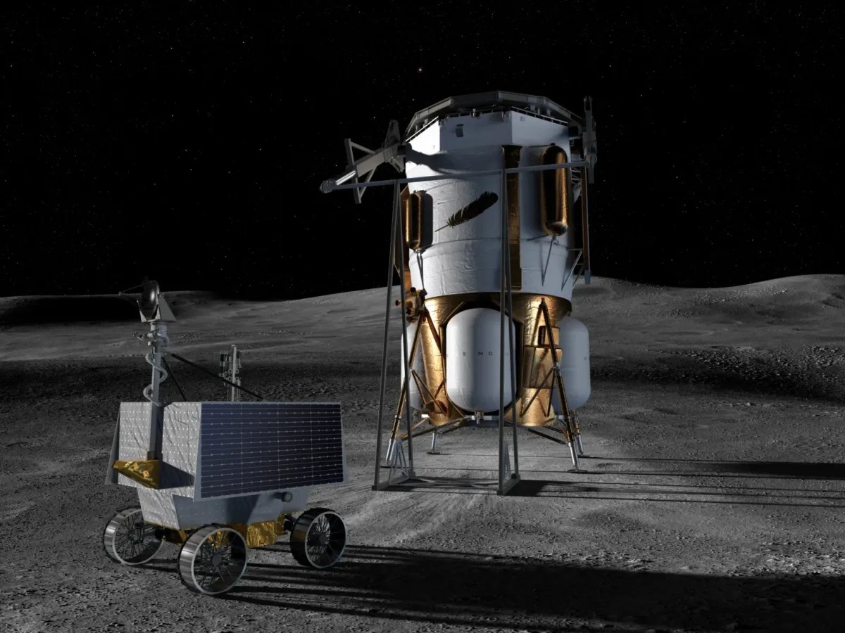 Blue Origin Wins NASA Contract to Deliver VIPER Rover to Lunar South Pole