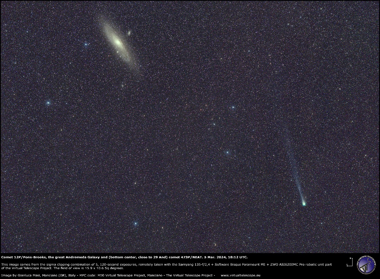 Daily Telescope: A brilliant shot of a comet as it nears the Sun