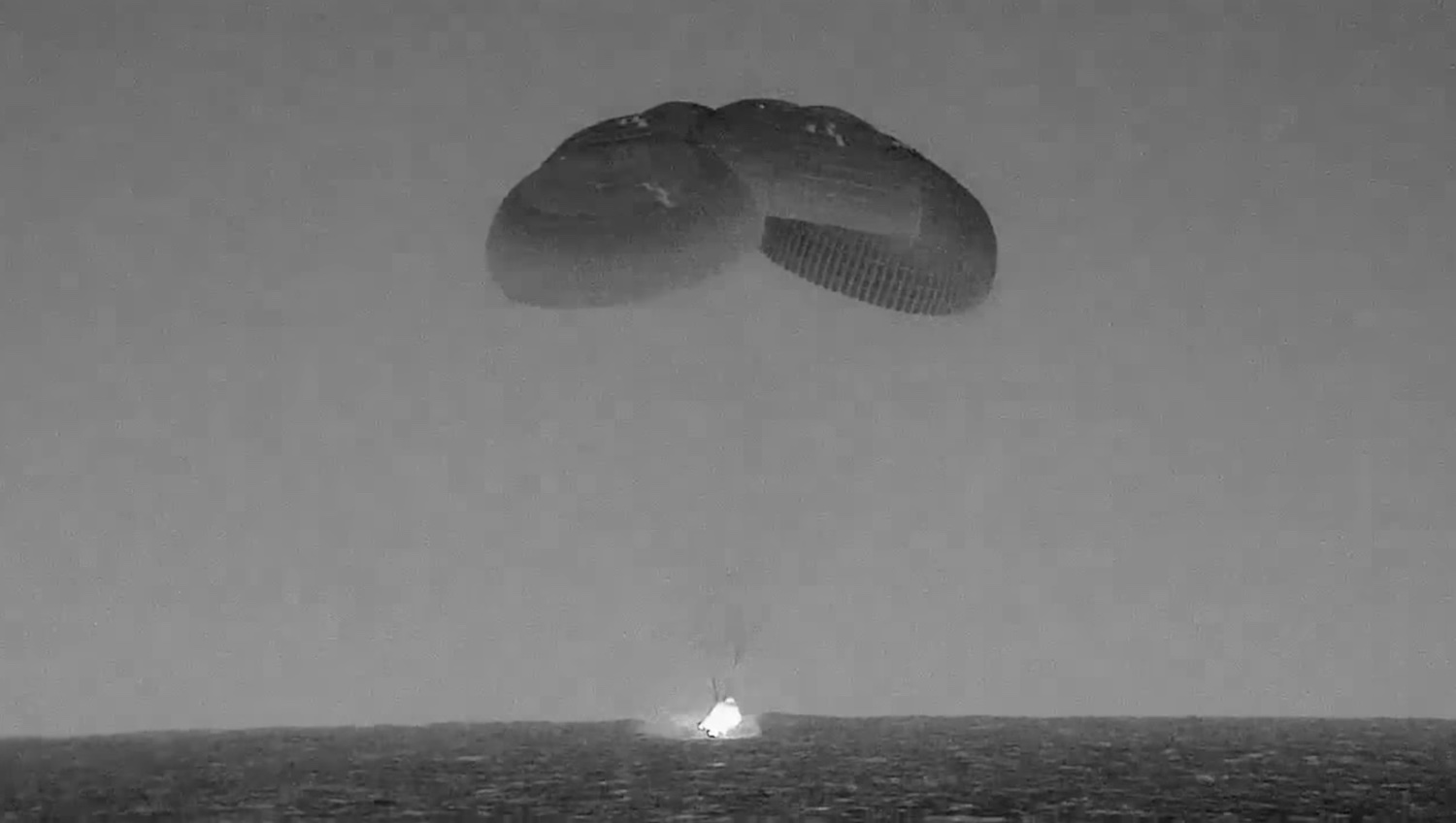 Four-person crew returns to Earth aboard SpaceX’s Dragon capsule