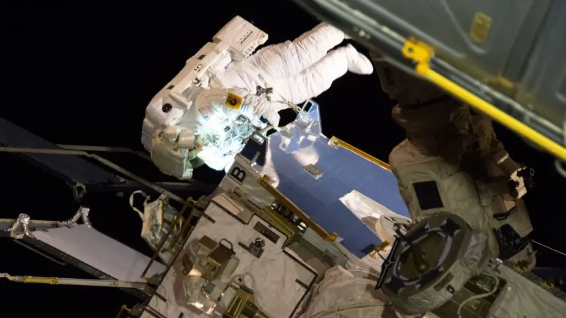 Failed Battery Charge/Discharge Unit replacement complete during historic EVA