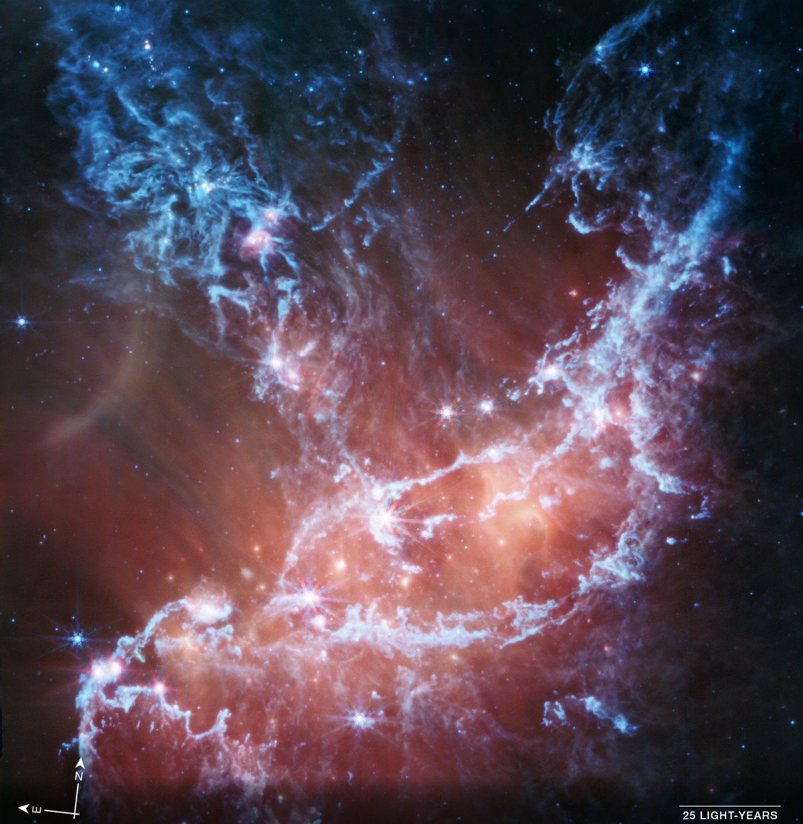Daily Telescope: A look at a young star cluster in a nearby galaxy