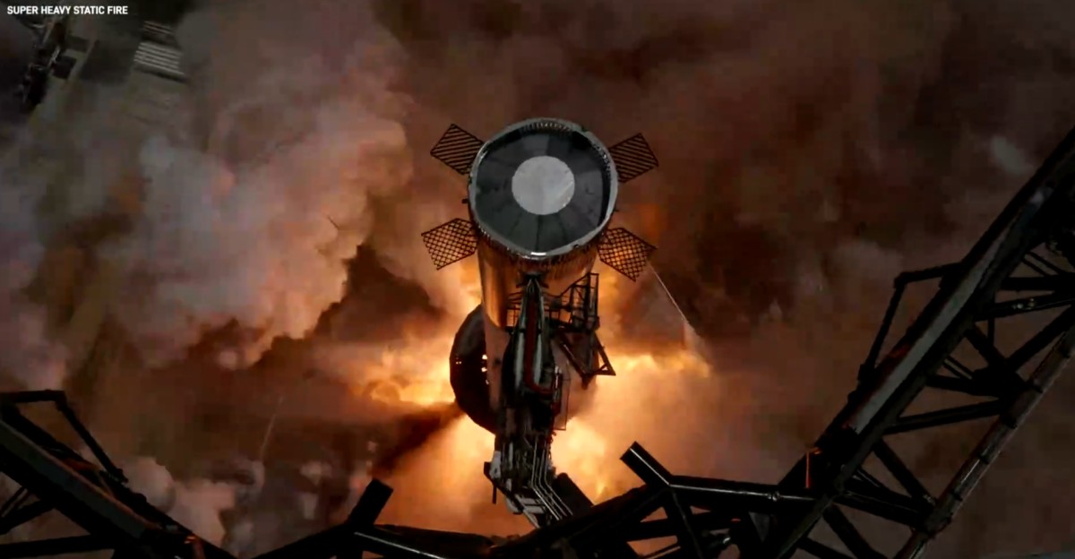 SpaceX completes successful hot fire test of its massive Starship rocket