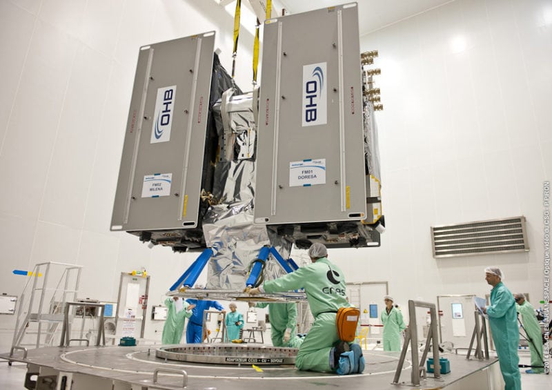 Arianespace Soyuz Launches Twin Galileo GPS Satellites