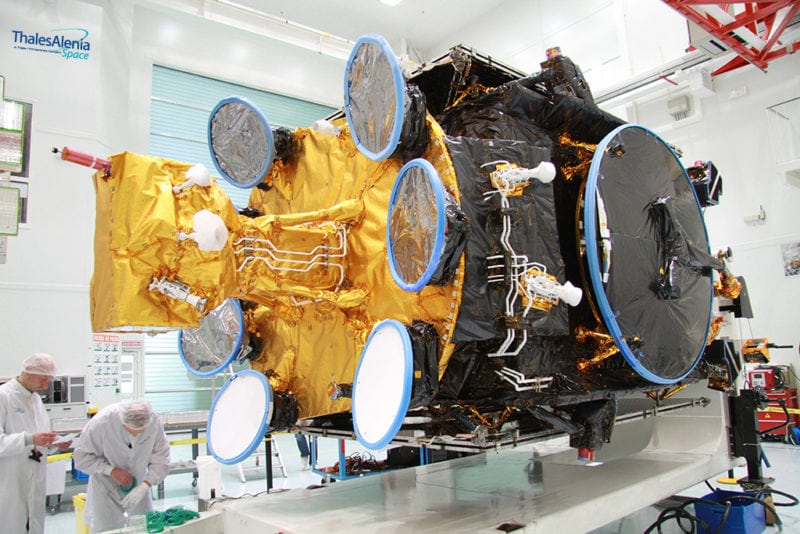 Joint French-Italian Military Satellite Arrived at Launch Base in French Guiana