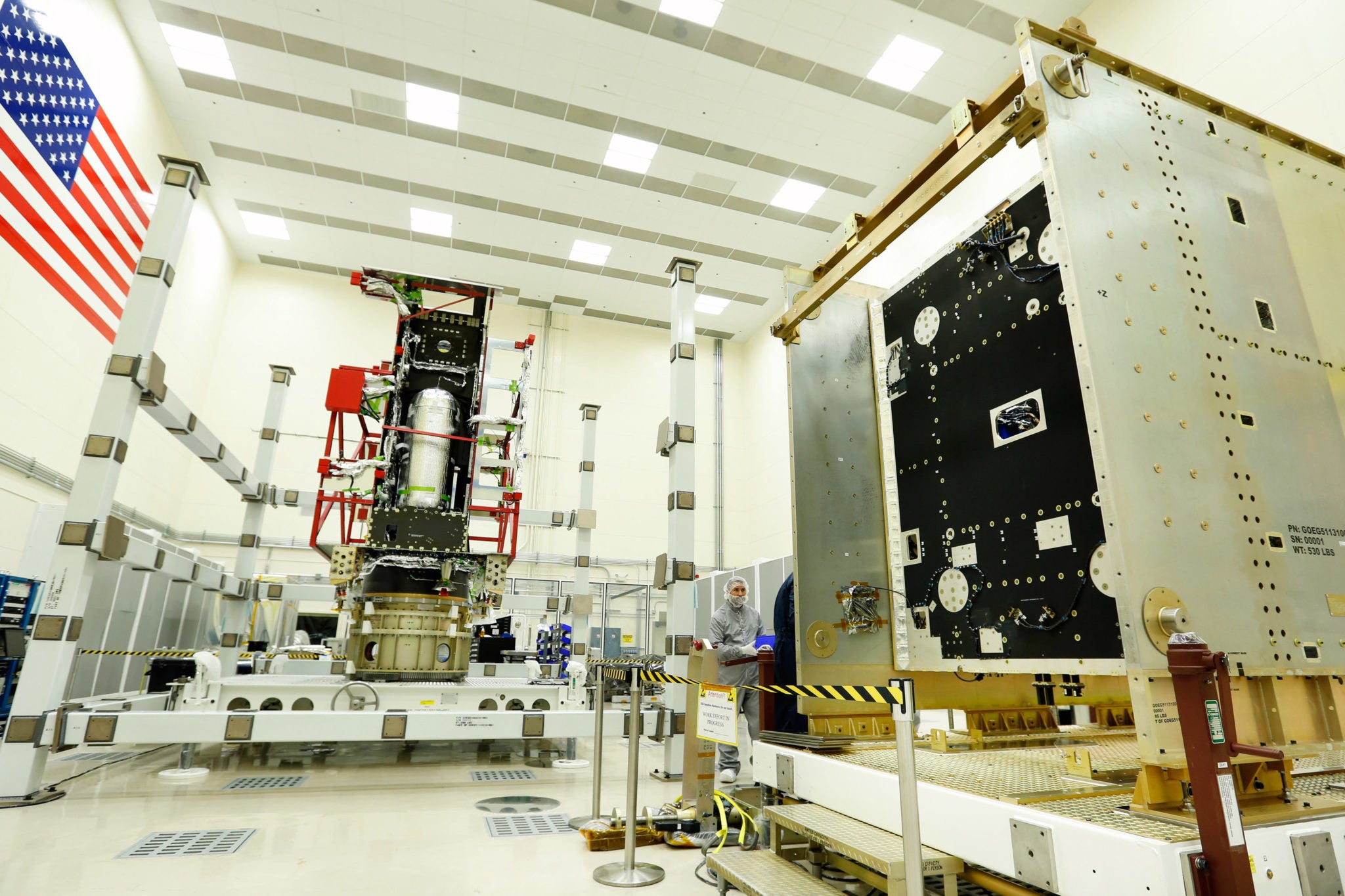Modules for NOAA’s GOES R Satellite Delivered to Lockheed Martin Facility