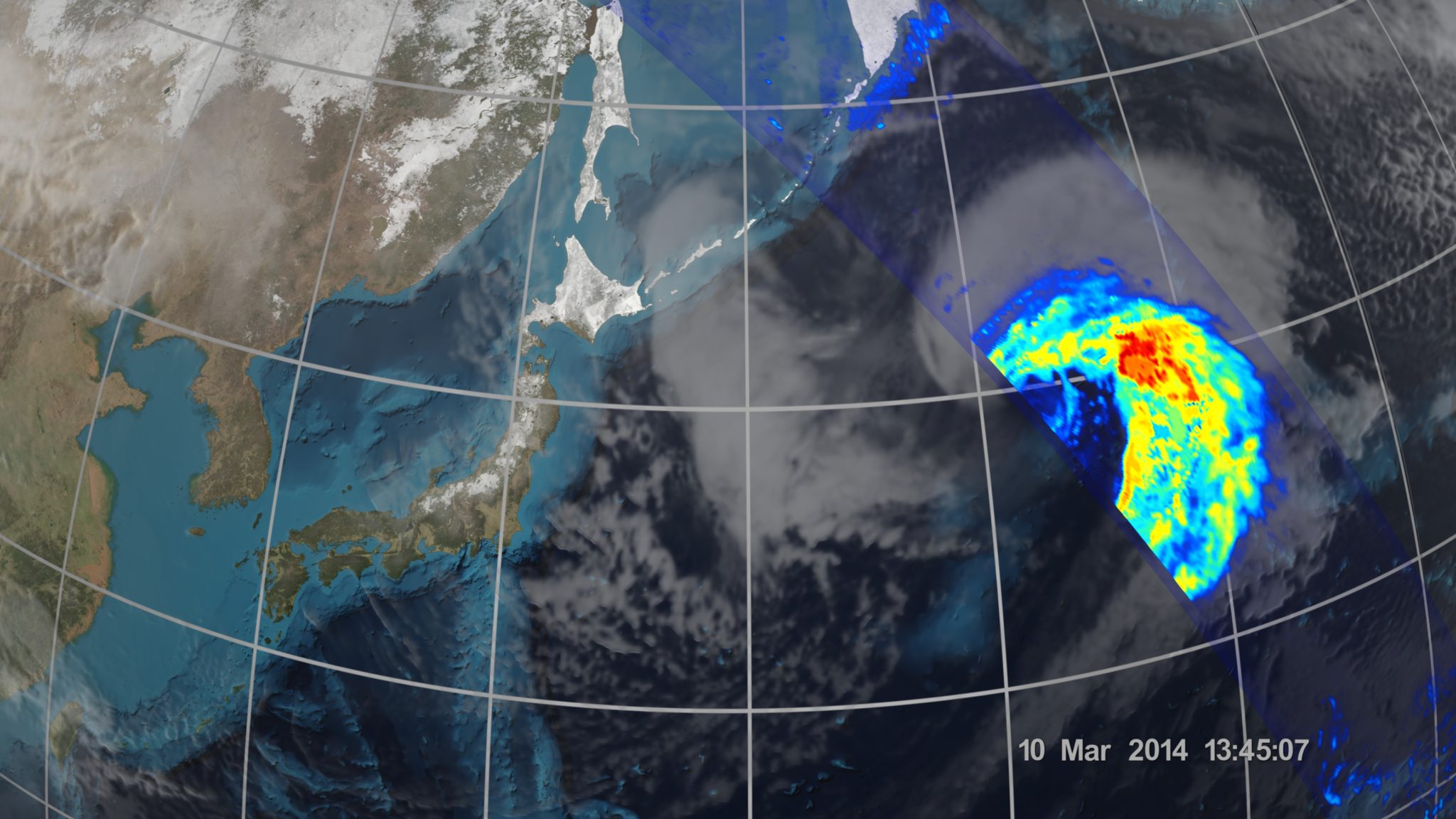 NASA, JAXA Release First Images from GPM Core Observatory Satellite