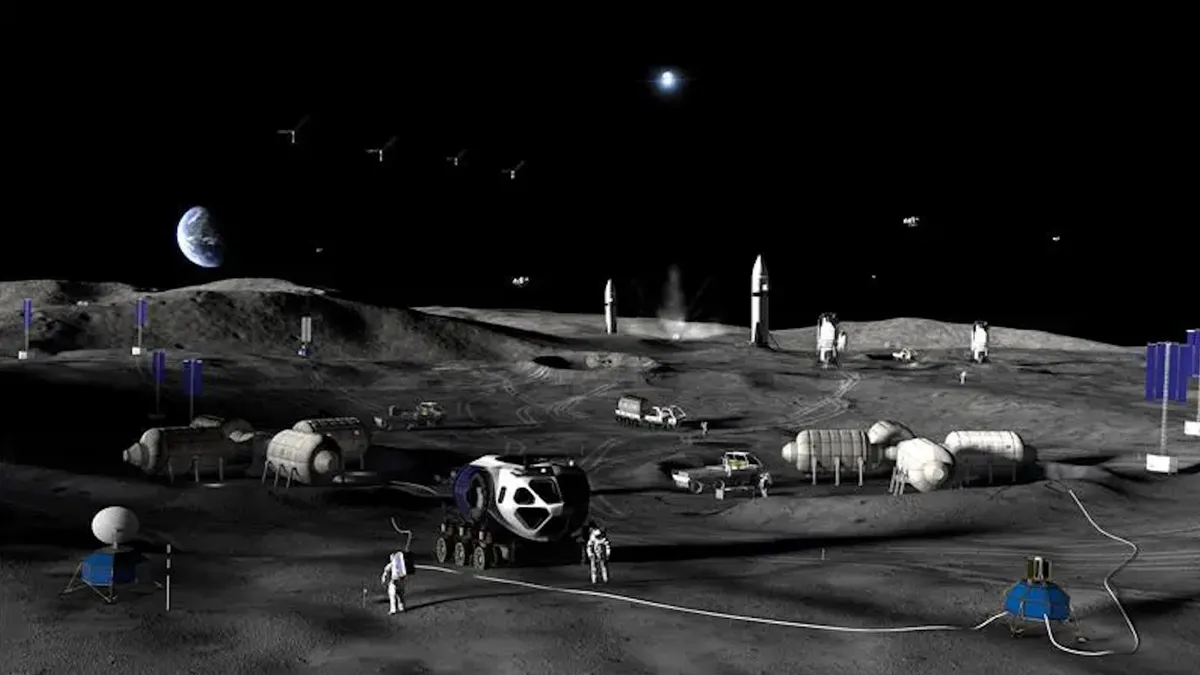 NASA plans a to build a permanent base on the moon over the next decade or so, via a step-by-step approach. (Image credit: NASA)