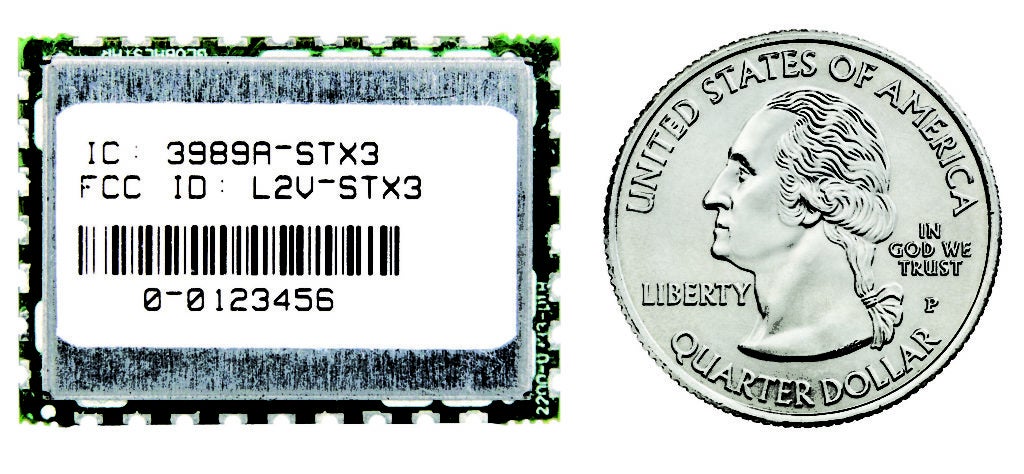 Globalstar STX3 Chipset Used in Identec Solutions Asset Tracking Device