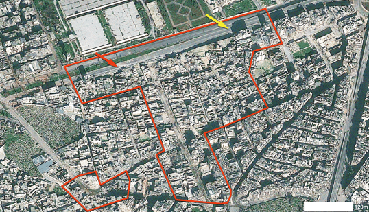 Satellite Images Reveal Indiscriminate Aerial Bombardment in Syrian City