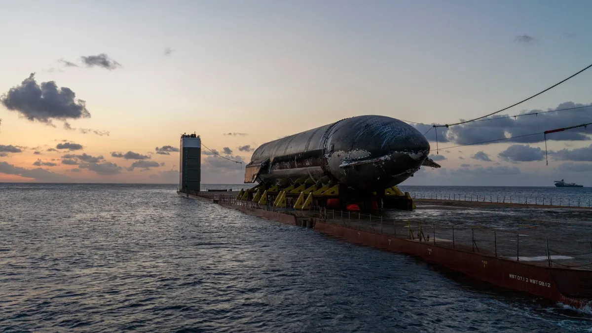 Ship is now on its its way back to Texas. (Image credit: SpaceX)