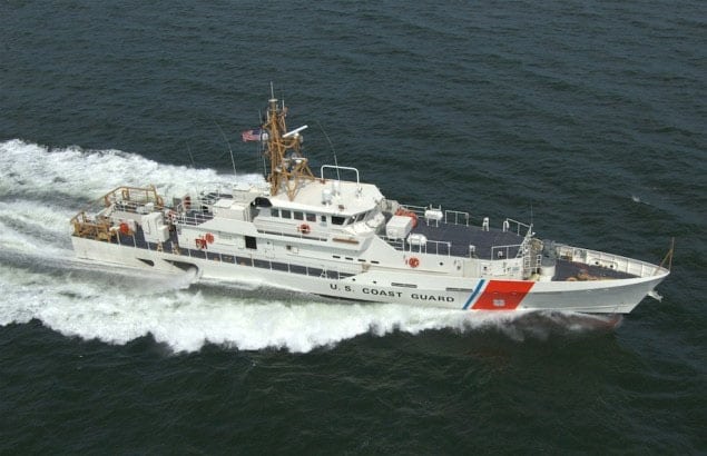 KVH Mini-VSAT Broadband Systems Installations Crest 100 US Coast Guard Vessels