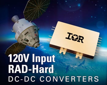 IR Releases New M3G120 Series Converters for Satellite Power Systems