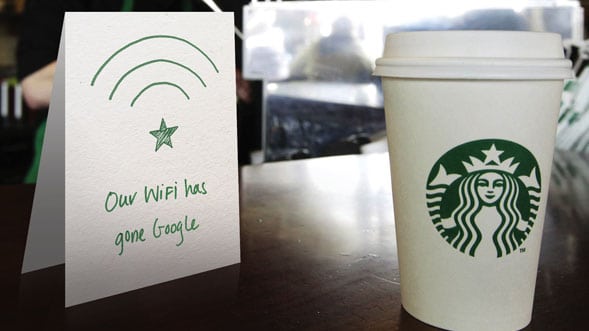 Google to Provide Wi-Fi Internet to Starbucks