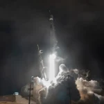 A SpaceX Falcon 9 rocket launches from California's Vandenberg Space Force Base on Sept. 2, 2026. (Image credit: SpaceX)