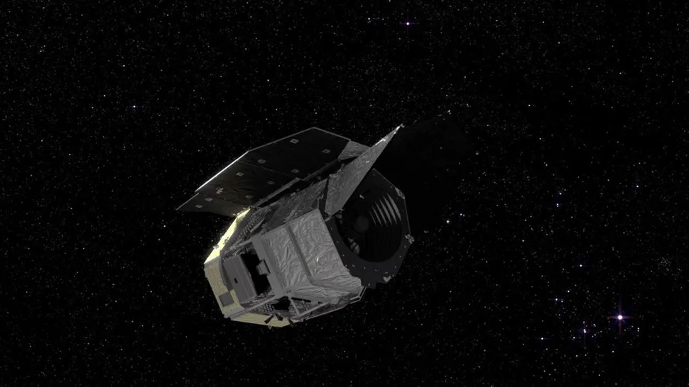 A visualization of the Roman Space Telescope. (Image credit: NASA Goddard Space Flight Center Scientific Visualization Studio)