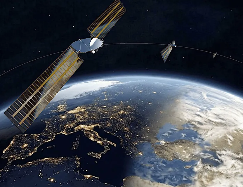 Aerospacelab satellites in-orbit graphic