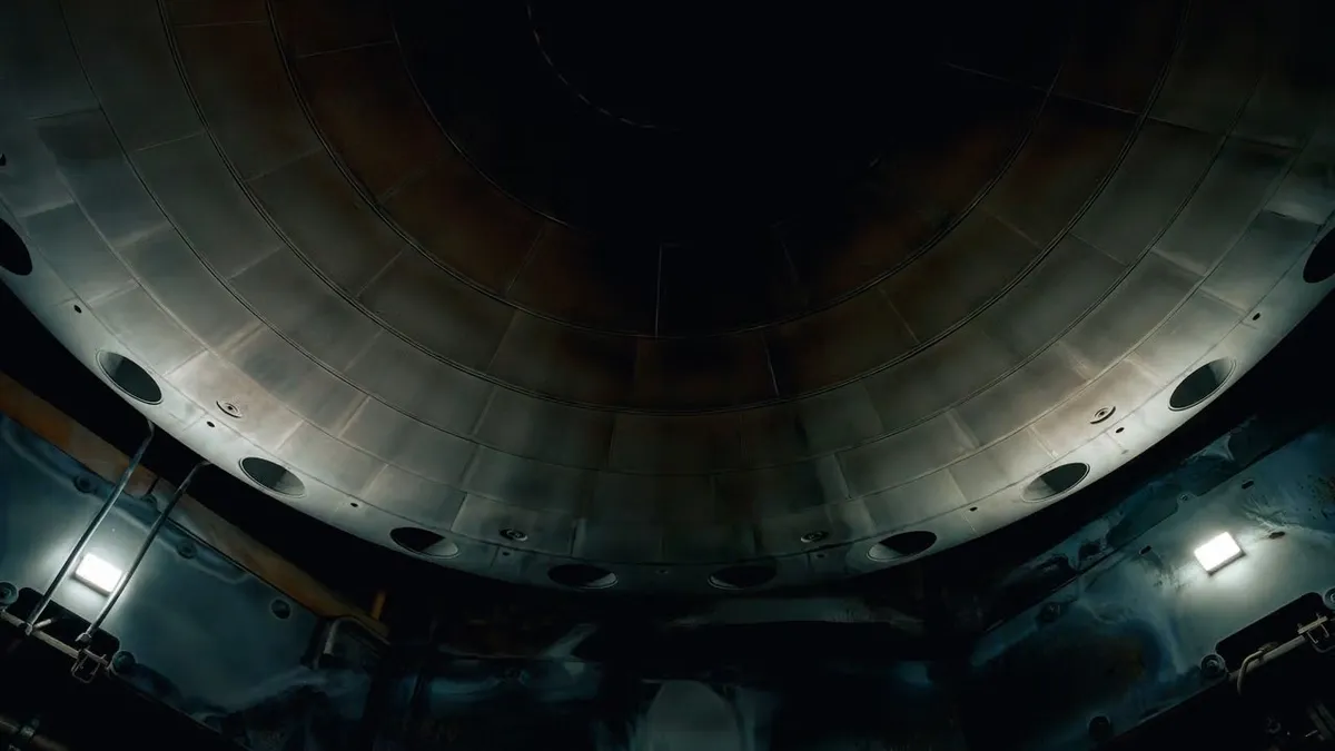 Andromeda upper stage engine and integral re-entry heat shield. (Image credit: Stoke Space)