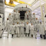 Artemis III Booster Stacking Reaches Four of Five Segments as Orion Heat Shield Fix Is Confirmed