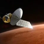 Artist's illustration of the spacecraft that Rocket Lab proposed for NASA's $700 million Mars Telecommunications Network mission, (Image credit: Rocket Lab)