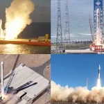 Four different Chinese rockets launched successfully over a 45-hour span from Sept. 15 to Sept. 16, 2026. (Image credit: CCTV)