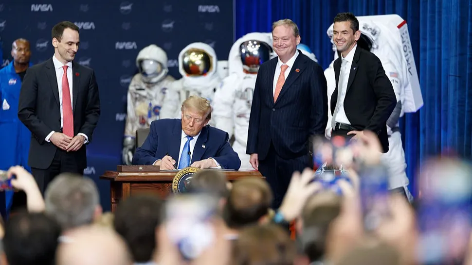 Trump Orders Study of NASA-Led U.S. Space Academy as Civilian-Military Questions Emerge (Image credit: Mark Felix/Bloomberg via Getty Images)