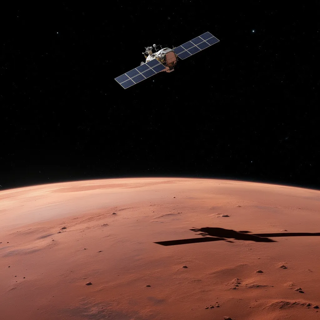 NASA Awards Blue Origin $700 Million Contract to Build First Commercial Mars Telecommunications Network