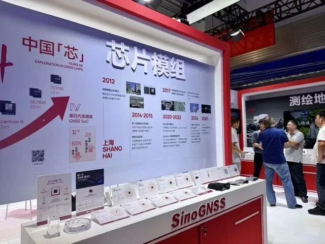 Sinan Navigation chip modules on display.