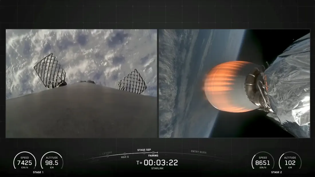 SpaceX launches 27 Starlink satellites on 103rd Falcon 9 mission of 2026 (Video)