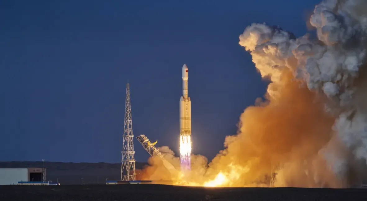 The maiden flight of Kinetica-2 Y1. Image source: CAS Space website, March 30, 2026.