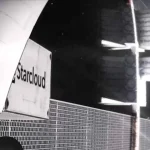 How the deployment of AI satellites could look in orbit (Credit: Starcloud)
